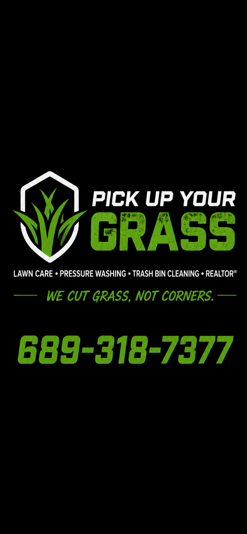 Pick Up Your Grass logo